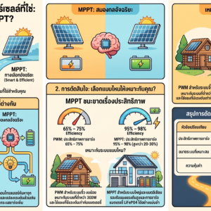 เลือกเครื่องชาร์จ PWM หรือ MPPT 300x300